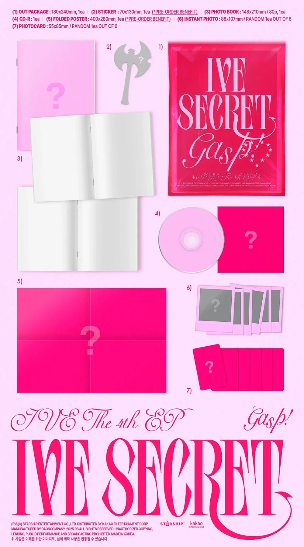 IVE - IVE SECRET (4th EP Album) (Standard Ver.) - SeoulMate