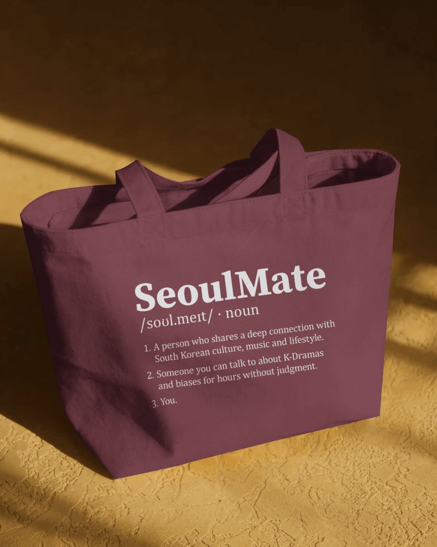 K - (Pop) - Fan Organic Shopping Bag "SeoulMate" - SeoulMate