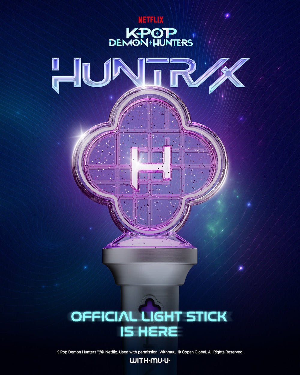 KPop Demon Hunters - HUNTRIX Official Light Stick - SeoulMate