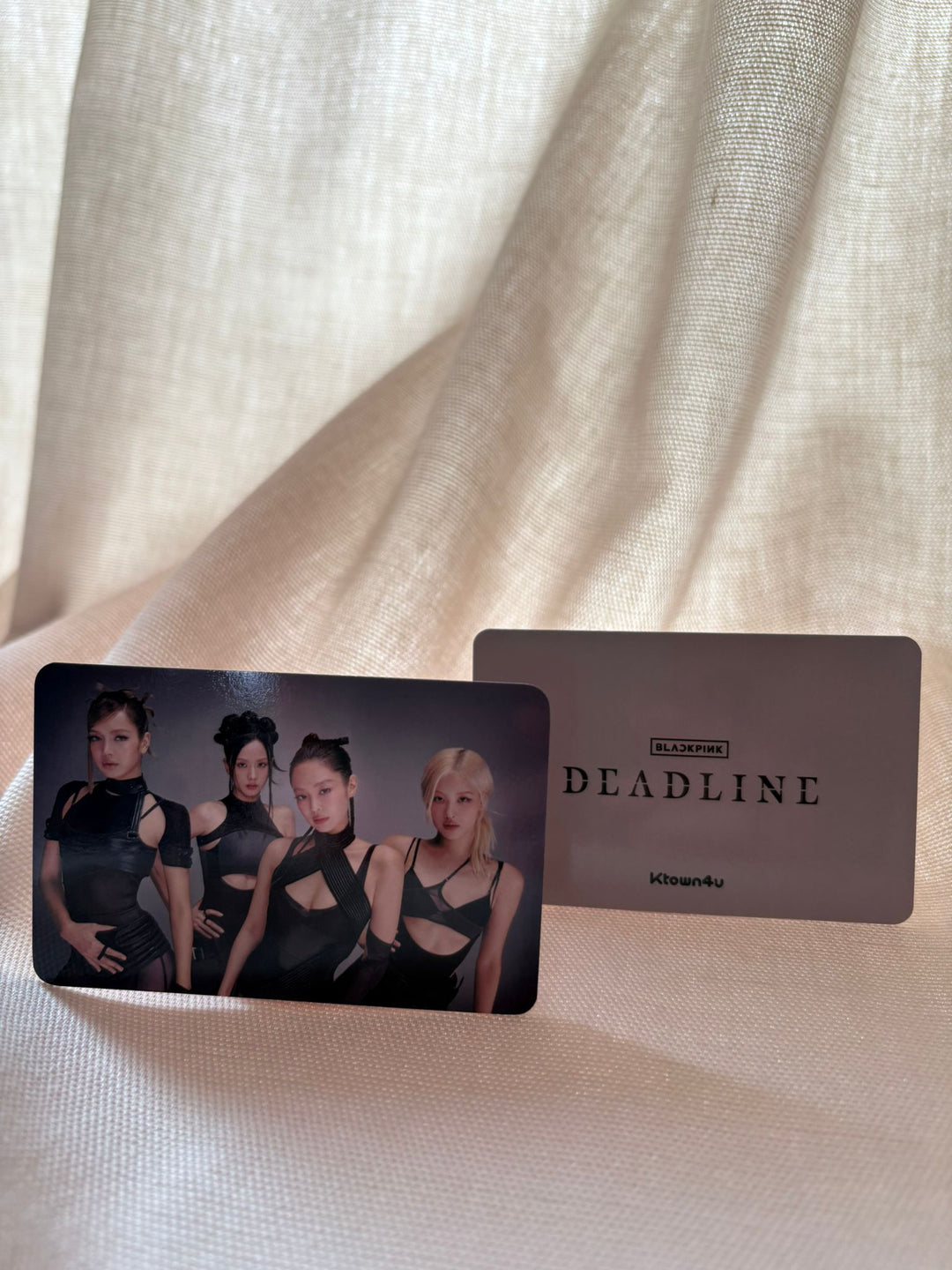 BLACKPINK - DEADLINE Ktown4u Fotokarte Photocard (Silver Ver.)