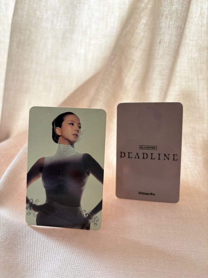 BLACKPINK - DEADLINE Ktown4u Fotokarte Photocard (Silver Ver.)