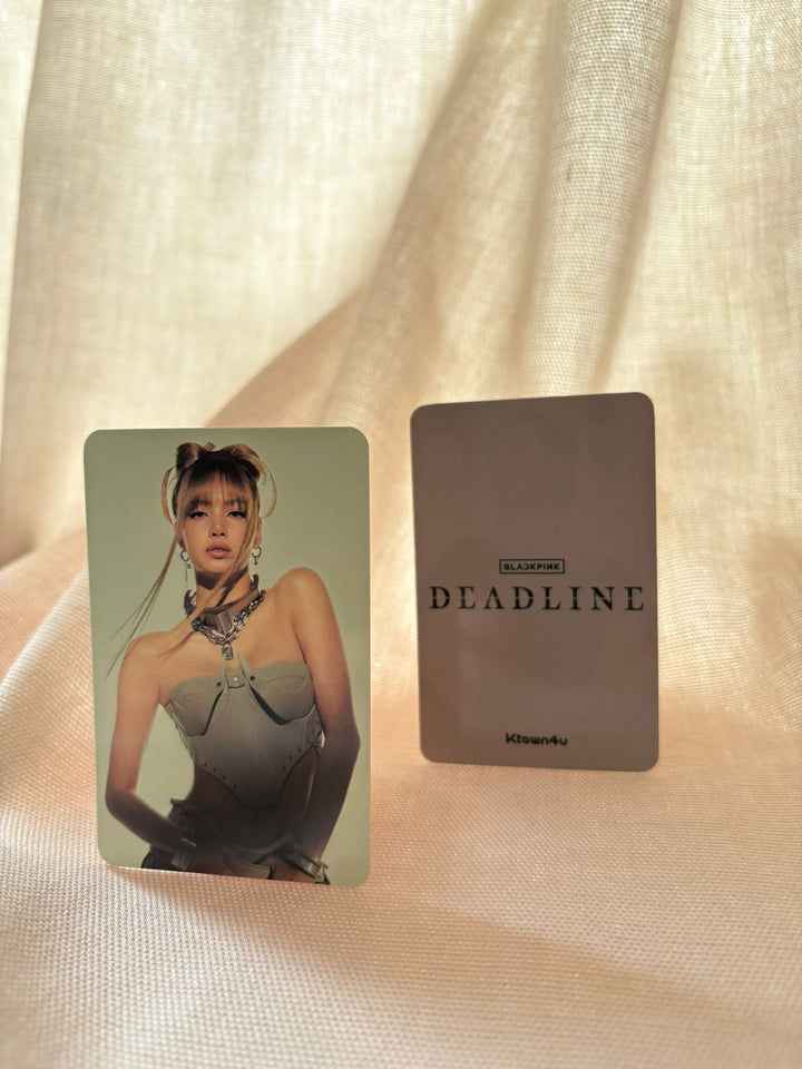 BLACKPINK - DEADLINE Ktown4u Fotokarte Photocard (Silver Ver.)