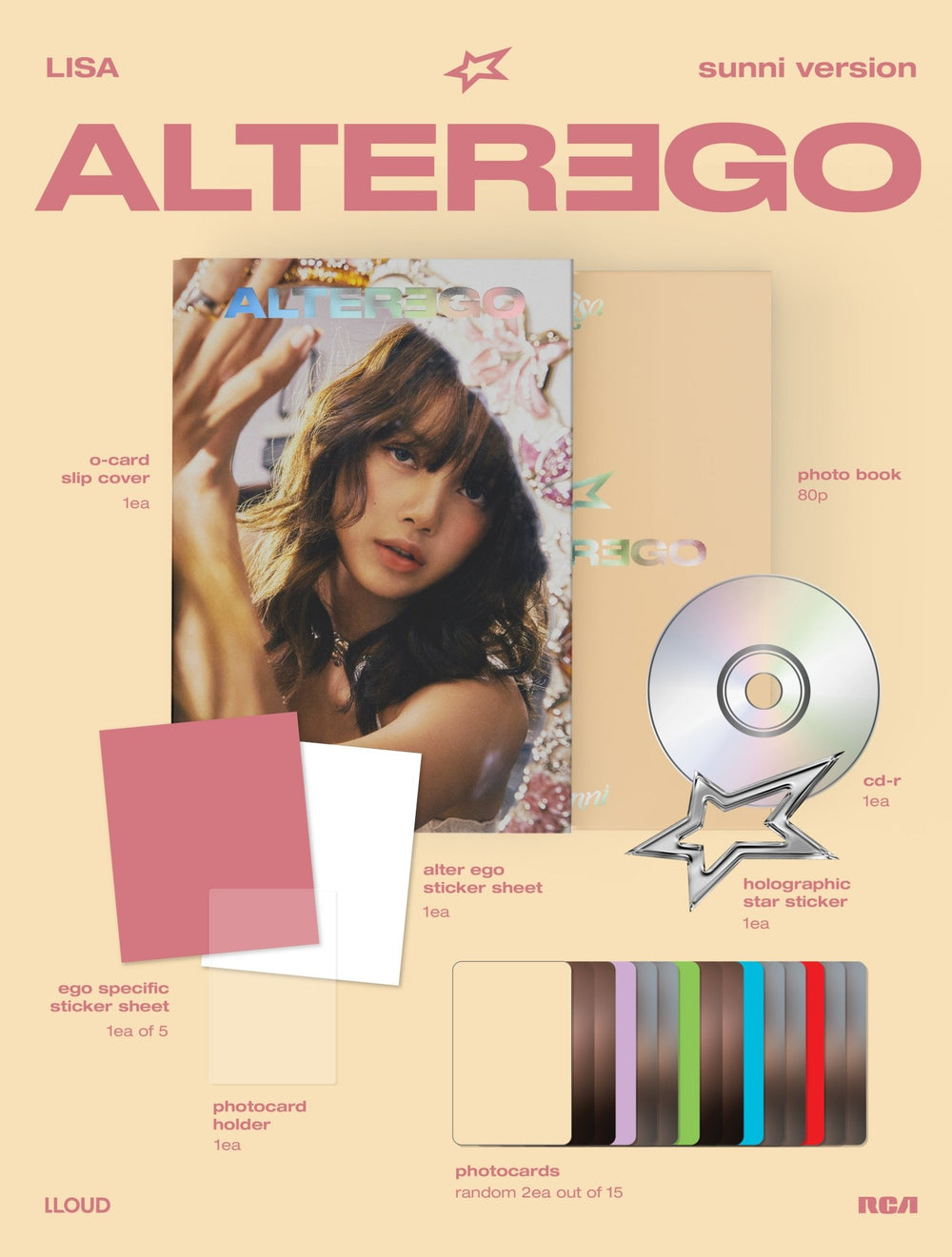 LISA (Blackpink) - ALTER EGO (Solo Album) Photobook Ver. - Seoul - Mate