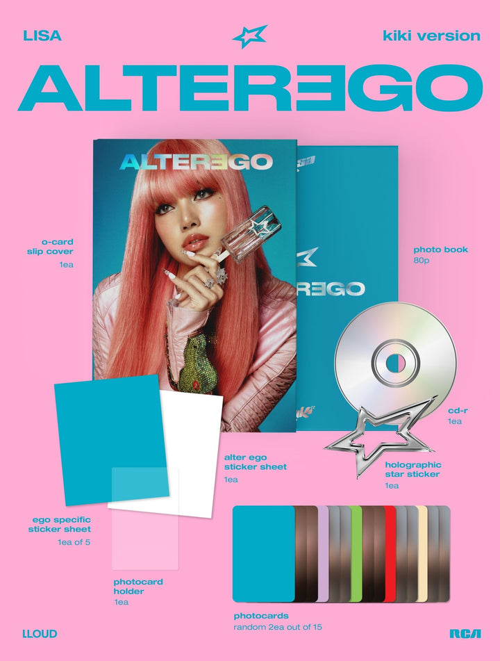 LISA (Blackpink) - ALTER EGO (Solo Album) Photobook Ver. - Seoul - Mate