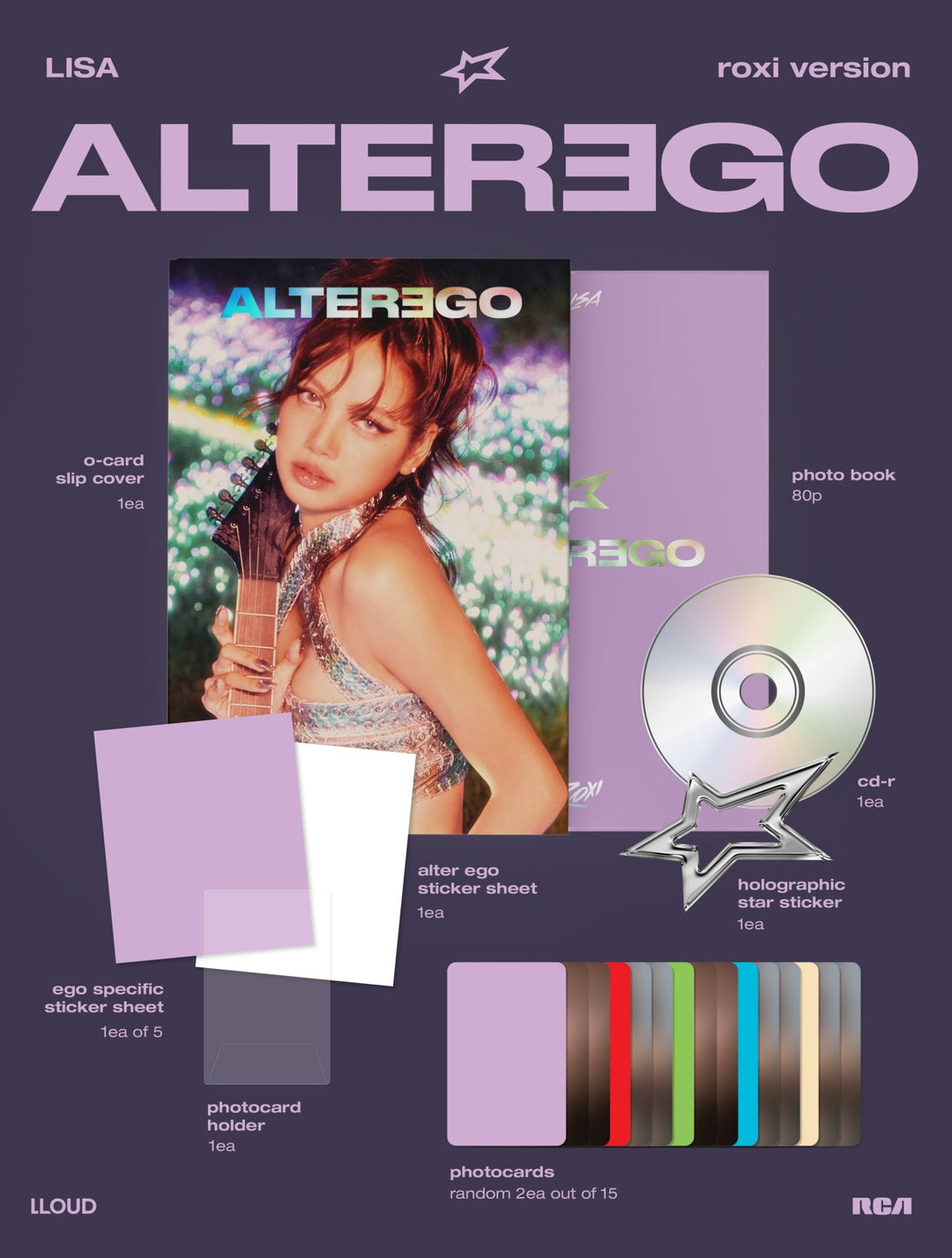 LISA (Blackpink) - ALTER EGO (Solo Album) Photobook Ver. - Seoul - Mate