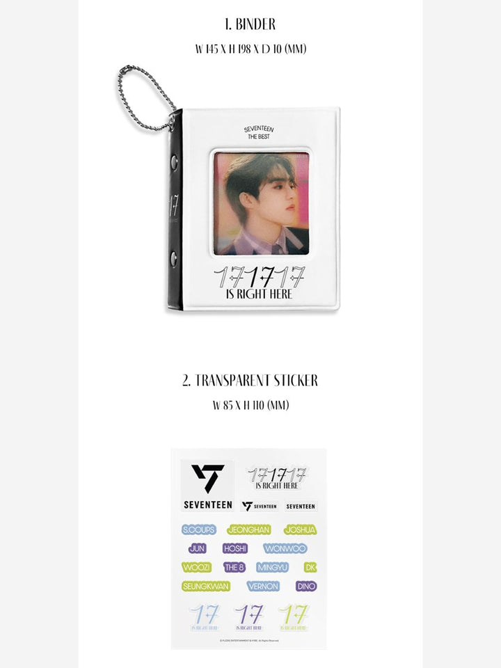 SEVENTEEN - 17 IS RIGHT HERE MD - 3D Lenticular Minicard & Binder - Seoul - Mate