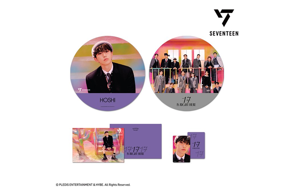 SEVENTEEN - 17 IS RIGHT HERE MD - Mini Poster & Image Picket Package - Seoul - Mate