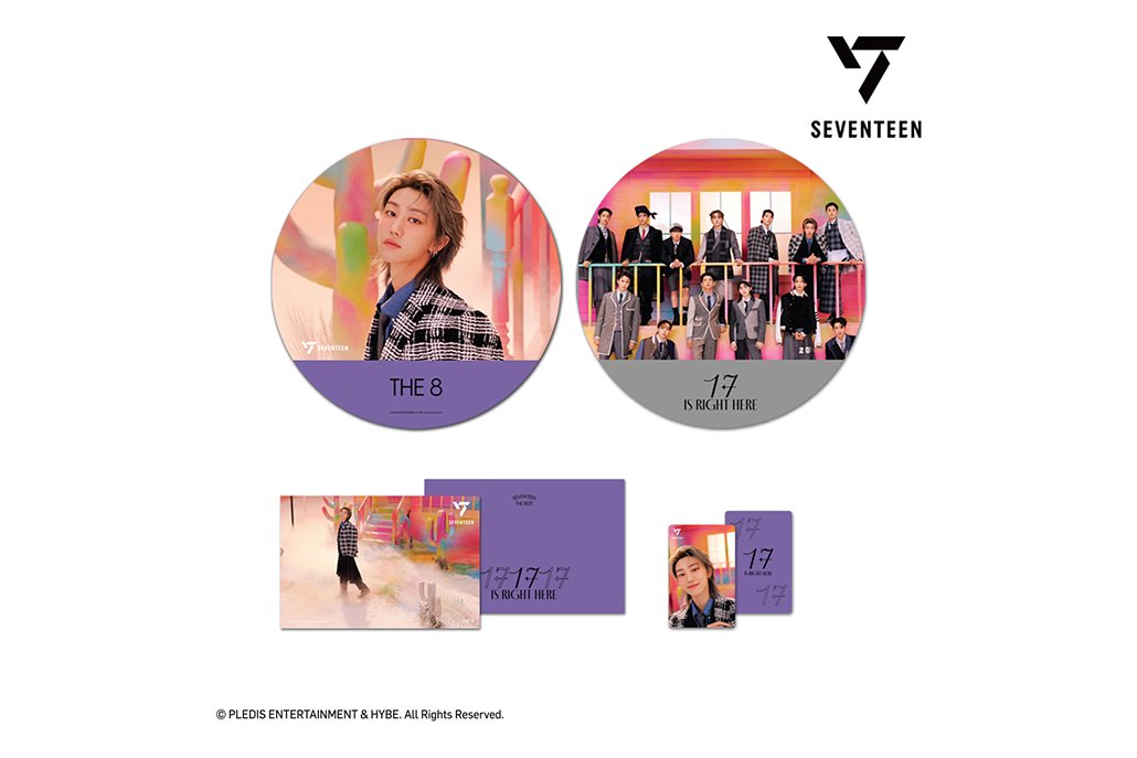 SEVENTEEN - 17 IS RIGHT HERE MD - Mini Poster & Image Picket Package - Seoul - Mate