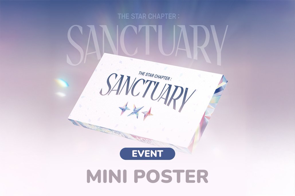 (+ WITHMUU Mini Poster) TXT - THE STAR CHAPTER : SANCTUARY (7th Mini Album) (ANGEL Ver.) - Seoul - Mate