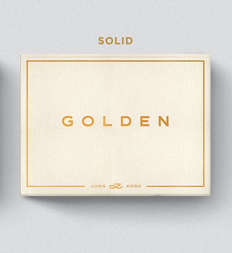 JUNG KOOK ジョングク from BTS - GOLDEN SOLO ALBUM 韓国盤 CD