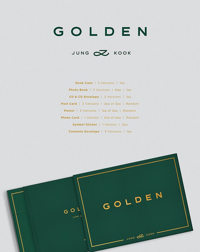 BTS Jung Kook - GOLDEN (1st Solo-Album) - Seoul-Mate