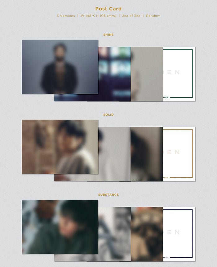 BTS Jung Kook - GOLDEN Set + WeVerse Gifts - Seoul-Mate