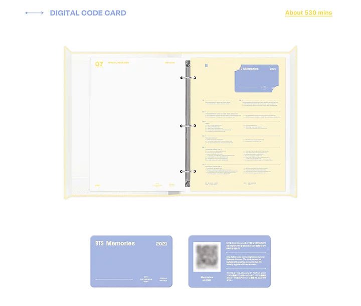 Buy BTS - Memories of 2021 [Digital Code + Special Gift]. – Seoul-Mate