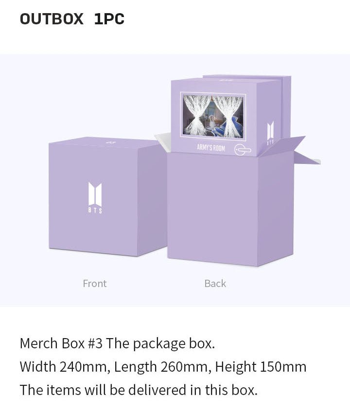 BTS - Merch Box #03 (Army's Room) - Seoul-Mate