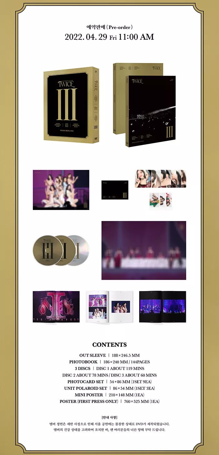 Buy TWICE - 4th World Tour Ⅲ in Seoul DVD online – Seoul-Mate
