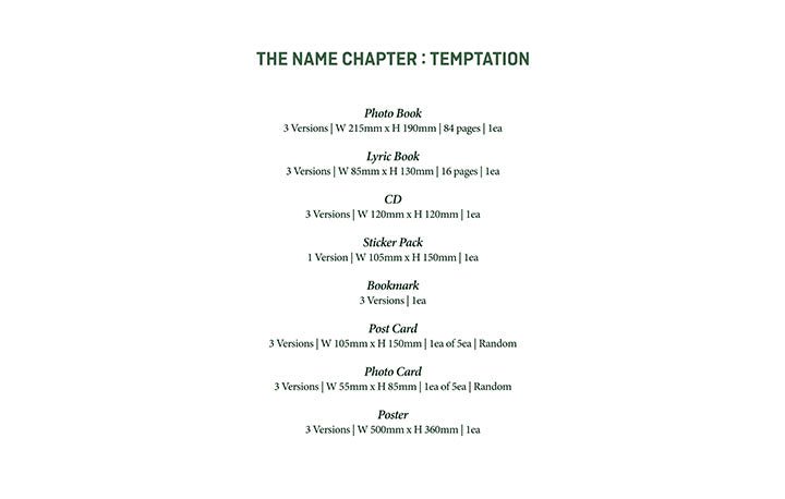 TXT - The Name Chapter : TEMPTATION (5th Mini-Album) [PRE-ORDER] - Seoul-Mate